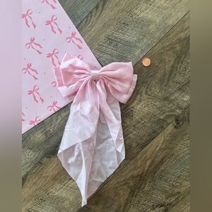 Ballet pink coquette core brand new hair bow
